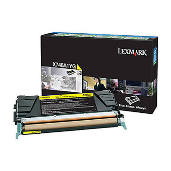 Lexmark Toner Cartridge Yellow 7k Return Program X746A1YG