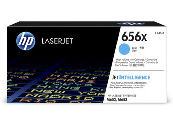 HP 656X Cyan LaserJet Toner Cartridge (CF461X)