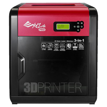 XYZ DA VINCI 1.0 PRO 3-IN-1 3D PRINTER - FFF PLA ABS OPEN FILAMENT 200X200X200MM SCANNER ENGRAVER