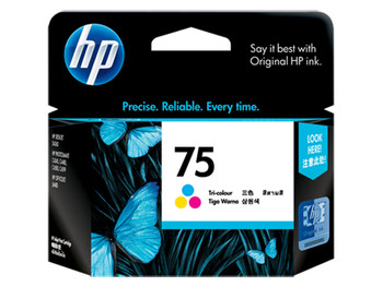 HP 75 Tri-color Ink Cartridge CB337WA