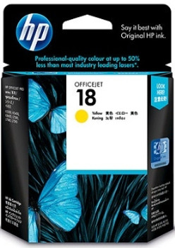 HP 18 Yellow Ink Cartridge C4939a