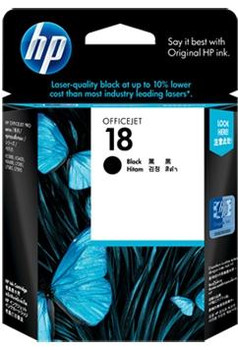 HP 18 Black Ink Cartridge C4936a