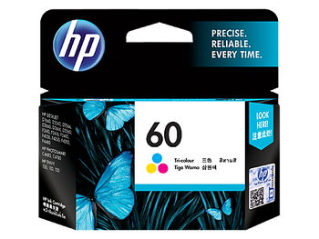 HP 60 Tri-color Ink Cartridge CC643WA