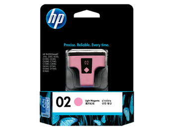 HP 02 Light Magenta Ink Cartridge C8775WA