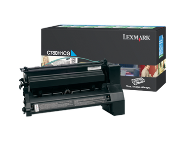 Lexmark C780 Cyan Ret Prg High Yield Print Cartridge