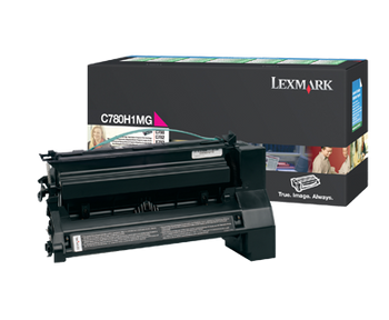 Lexmark C780 MagentaRet Prg HY Print Cartridge 10k Pg