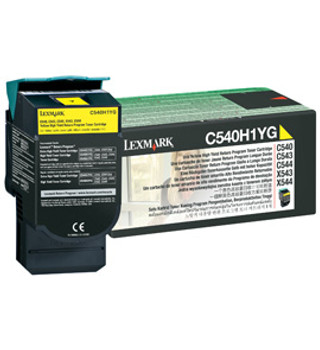 Lexmark C54x/x54x Yellow High Yield Ret Prg Toner