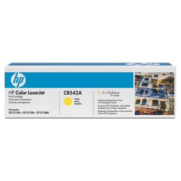 HP 125A Yellow LJ Toner Cartridge CB542A