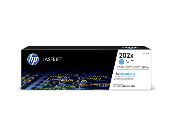 HP 202x Cyan Laserjet Toner Cartridge