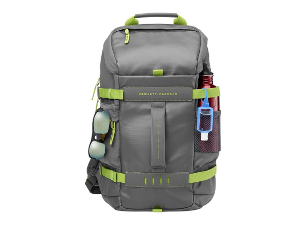 HP 15.6" Odyssey Backpack - Green/Grey