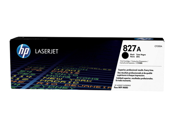 HP 827A Black LJ Toner Cartridge CF300A