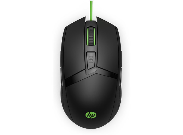 HP 300 Pavilion Gaming Green Cable Mouse