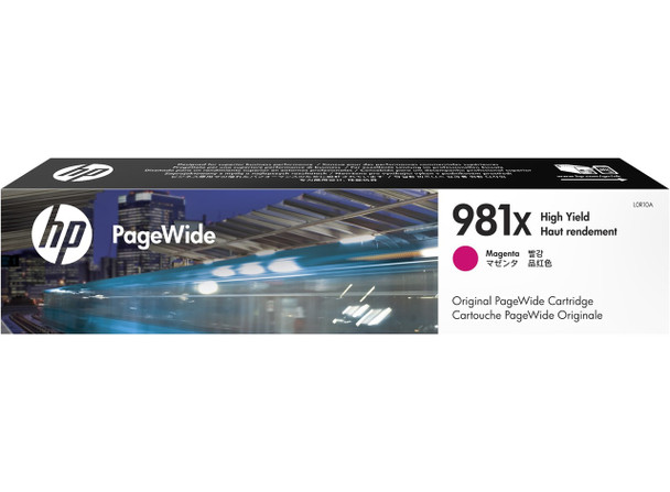 HP 981X High Yield Magenta Pagewide Cartridge L0R10A