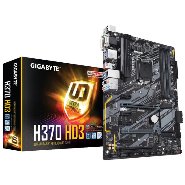 Gigabyte H370 HD3 ATX COFFEE LAKE LGA1151, 4X DDR4 - 2666 DIMM