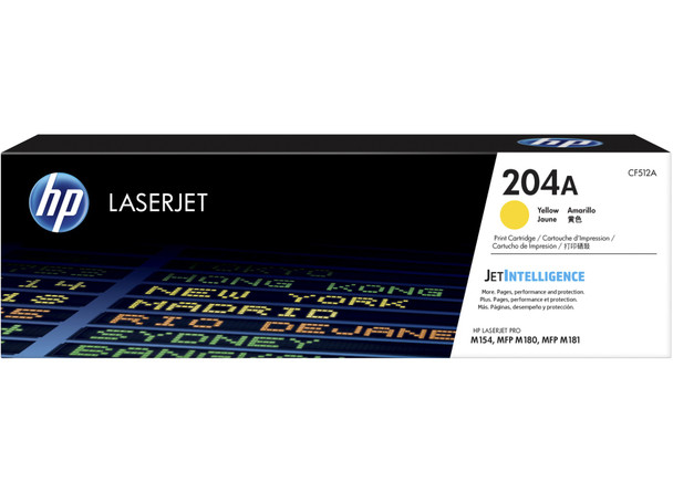 HP 204A Yellow LaserJet Toner Cartridge