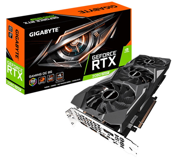 GIGABYTE GeForce RTX 2080 Super GAMING OC 8G Graphics Card, 3 x WINDFORCE Fans, 8GB 256-Bit GDDR6