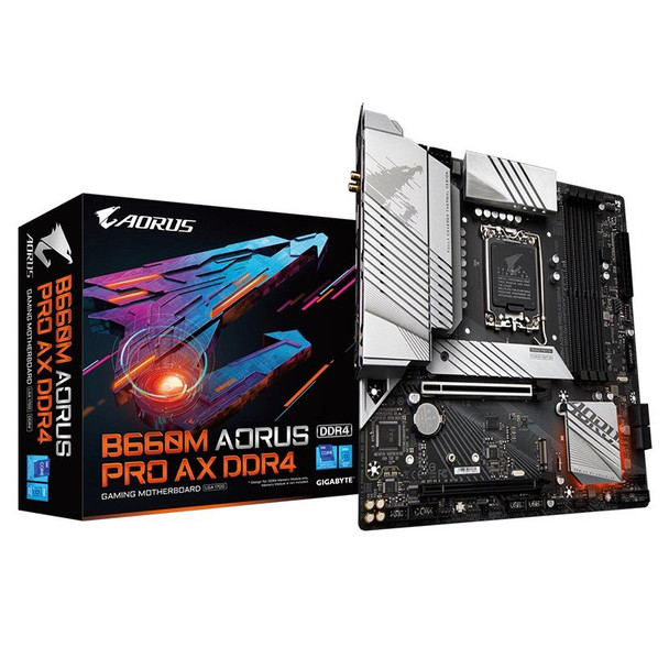 Gigabyte AORUS PRO B660M-A DDR4 Gaming Motherboard