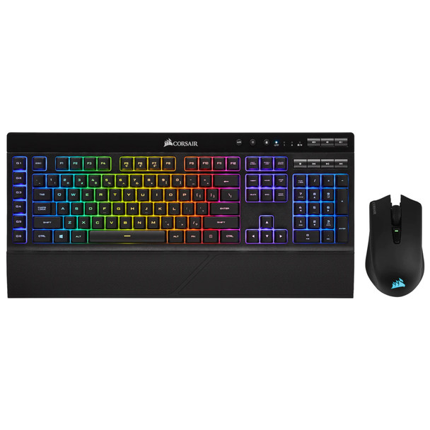 CORSAIR K57 RGB WIRELESS / HARPOON RGB WIRELESS KEYBOARD AND MOUSE WIRELESS BUNDLE 2021 EDITION BACKLIT RGB LED