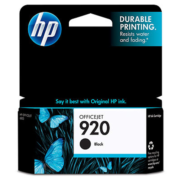 HP 920 Black Ink Cartridge CD971AA