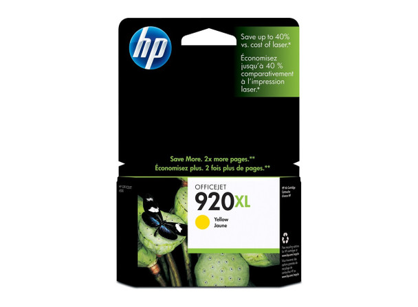 HP 920XL Yellow Ink Cartridge CD974AA