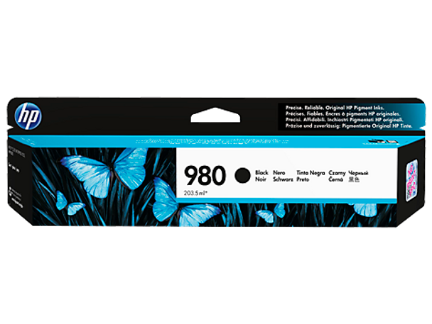 HP 980 Black Ink Cartridge D8J10A