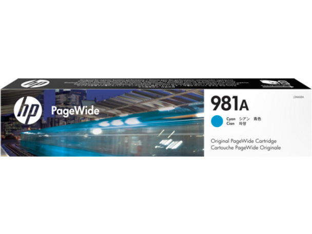 HP 981A Cyan Pagewide Cartridge