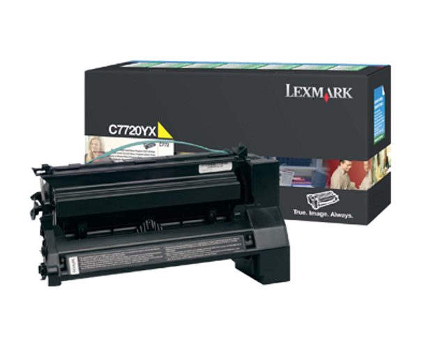 Lexmark C772 Yellow Return Extra HY Cartridge 15k Pg