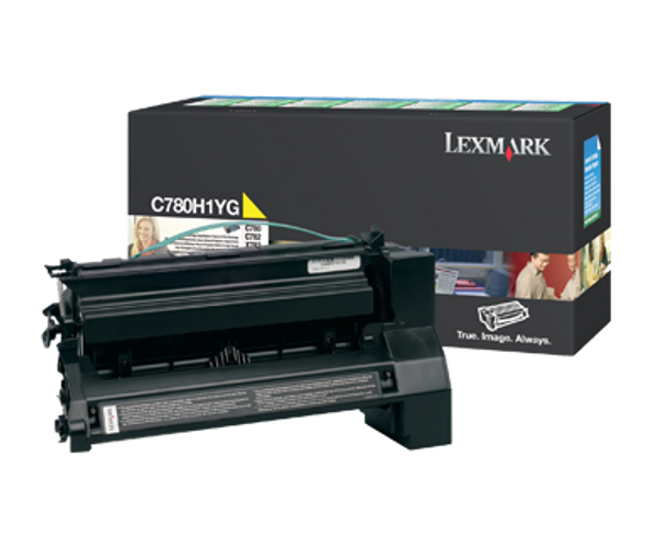 Lexmark C780 Yellow Ret Prg HY Print Cartridge 10k Pg