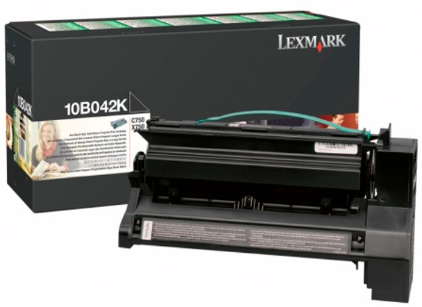 Lexmark C750 Black HY Ret Prg Print Cartridge 15k Pg