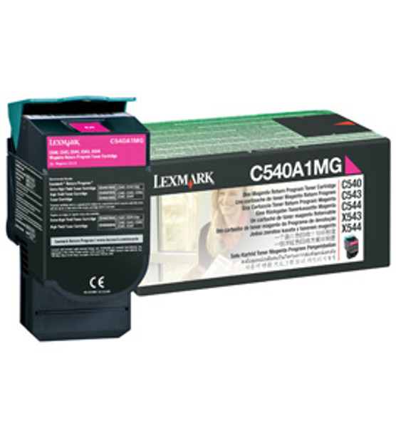 Lexmark C54x/x54x Magenta Ret Prg Toner 1k Pages