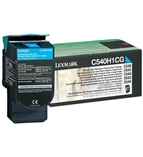 Lexmark C54x/x54x Cyan HY Ret Prg Toner 2k Pages