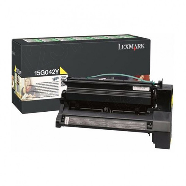 Lexmark C762/c752 Toner P/bate 15k Yellow