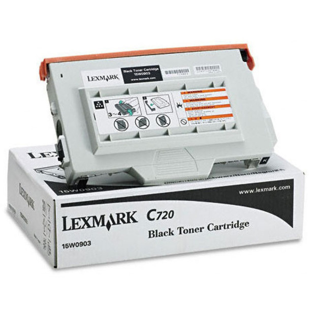 Lexmark C720 Black Toner Cartridge 12k Pages