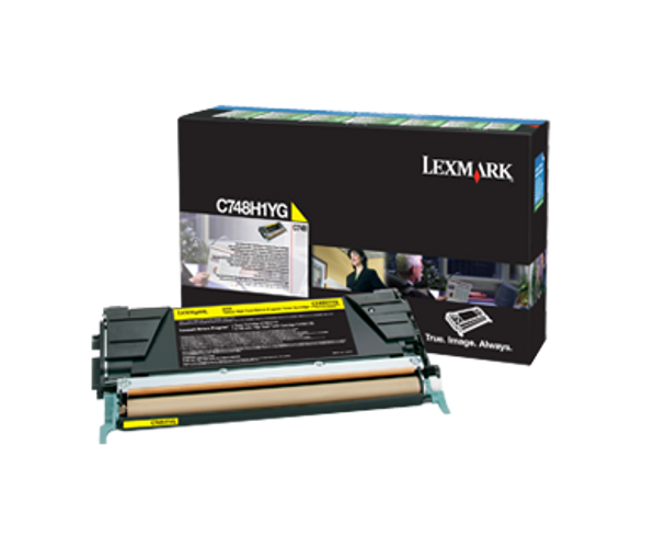 Lexmark Toner Cartridge Yellow 10k Return Progra