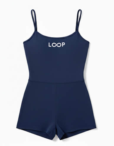 Loop Workout Romper Navy