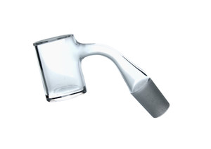 Beveled Fully Welded 2mm Thick Bottom Quartz Banger: 14mm Male 45 Degree Beveled Fully Welded 2mm Thick Bottom Quartz Banger: 14mm Male 45 Degree