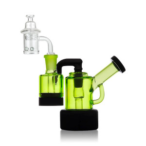 Mini Dab Rig Kit with Reclaim Catcher, Banger, Carp Cap, Terp Pearls