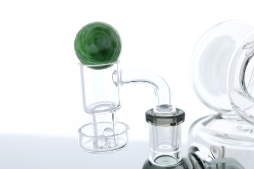 14mm Terp Slurper Banger Kit with Terp Pearls & Carb Cap