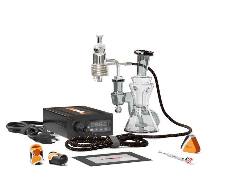 VapeBrat MicroDose Enail Kit: 20mm Axial Micro Enail Kit w/ Banger and Carb Cap