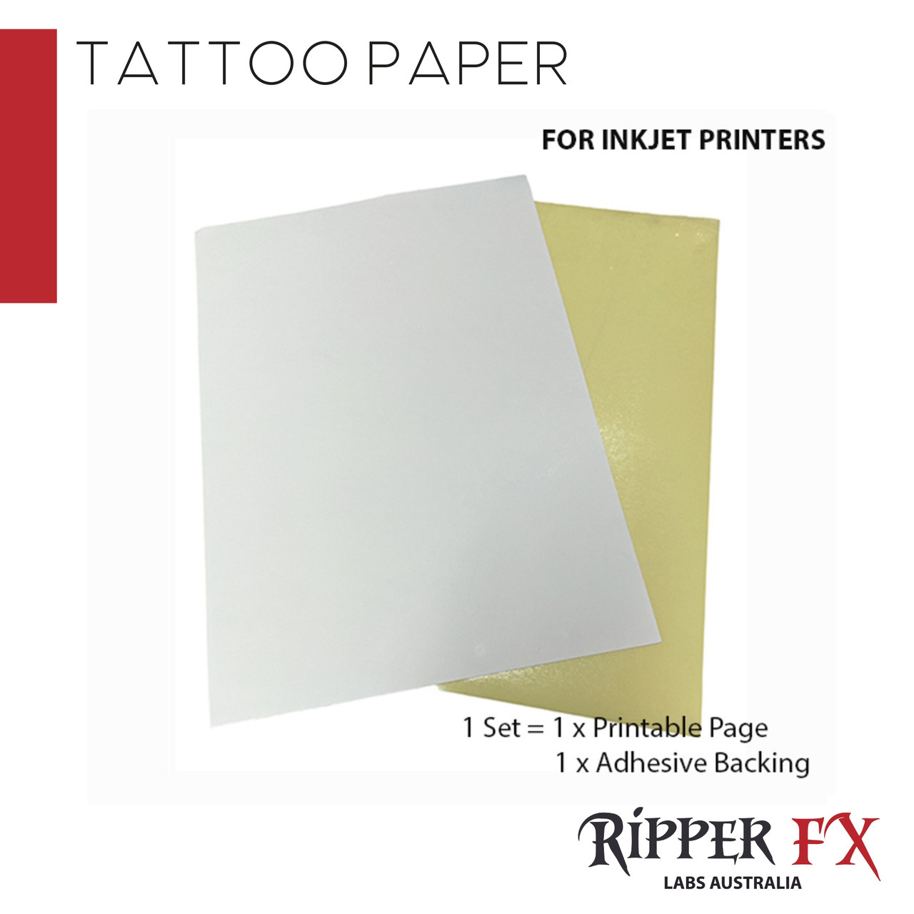 Temporary Tattoo Paper Inkjet
