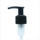 Black Lotion Pump 24/410 ribbed Base