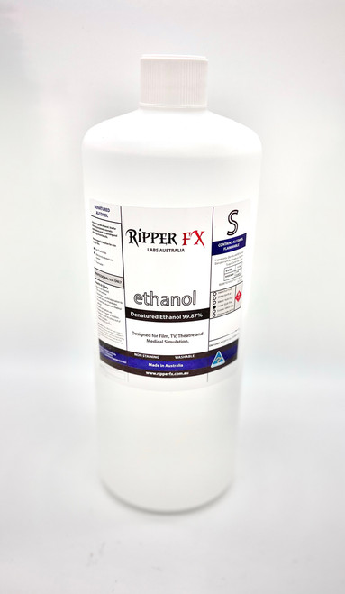 Ripper FX Ethanol Alcohol 1L (99.87%) 1 litre. Ethyl Alcohol - Made in Australia