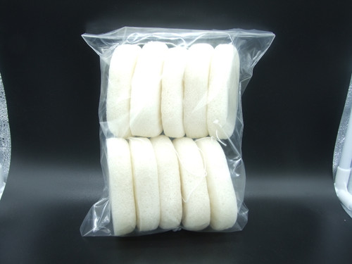 Konjac Oval Sponge - x10 Pack