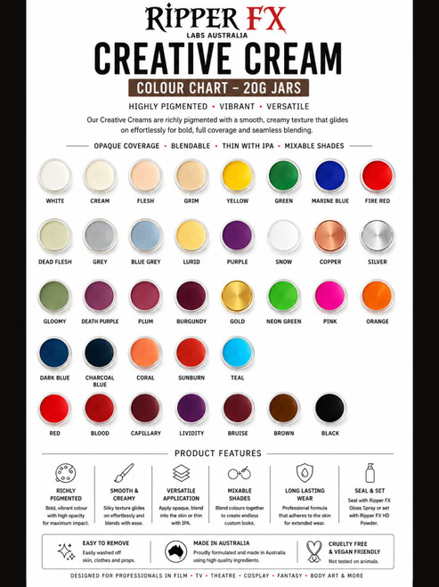 Creative Cream FX Makeup
