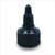 Black Ribbed Twist top Cap With Wad 24/410