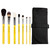 Bdellium Tools Basic 7 Piece Brush Set with Roll-up Pouch