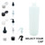 150ml HDPE Square Shoulder Bottle Natural