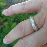 Custom Mokume Gane Wedding Rings