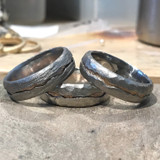 Genius of Nature Mixed Metal Wedding Bands