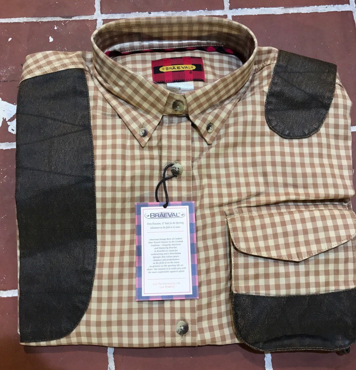 Women S Artemis Butterscotch Bold Check B R A E V A L Sporting